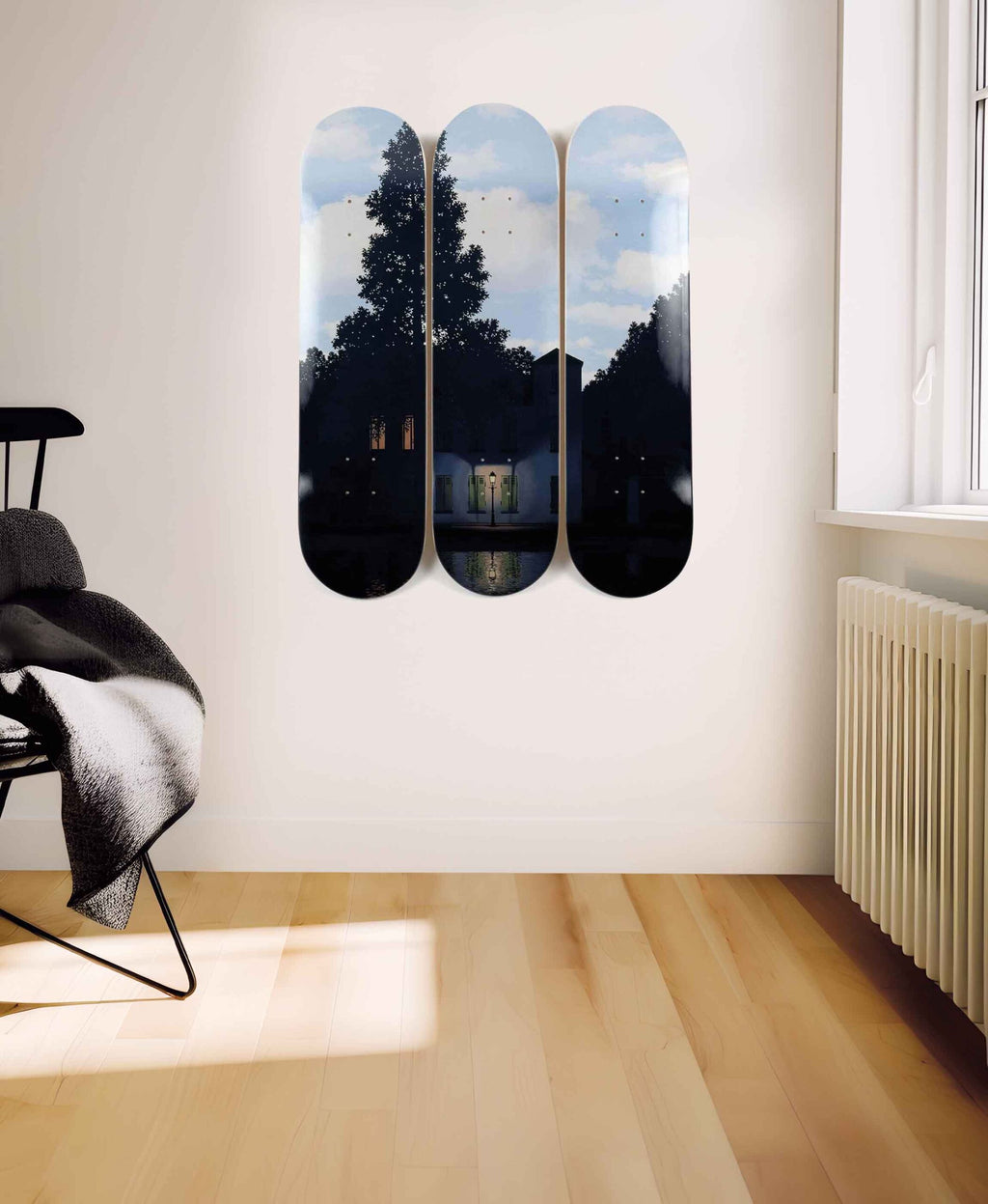 Skateboards « L’Empire des lumières »