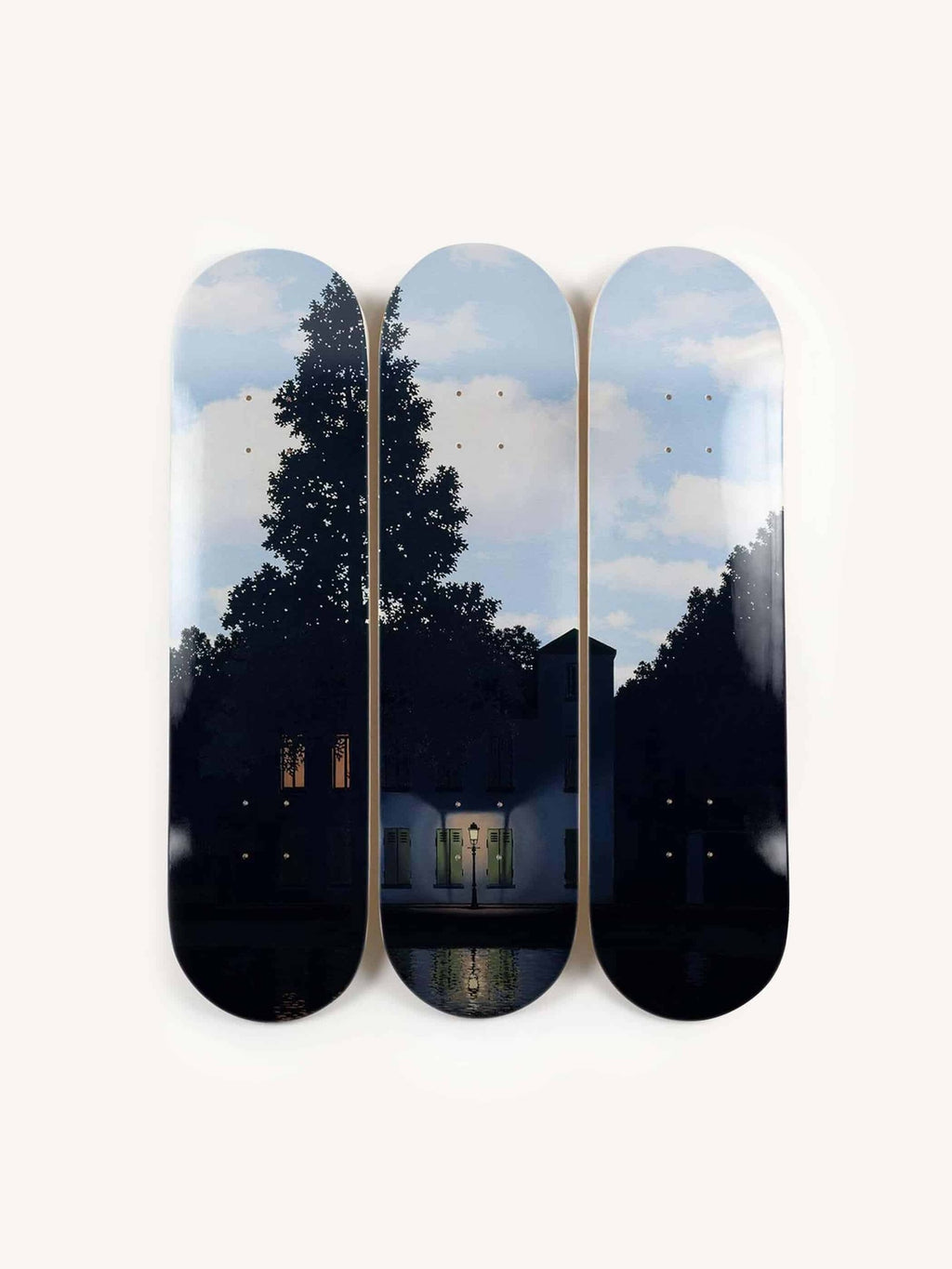 Skateboards « L’Empire des lumières »